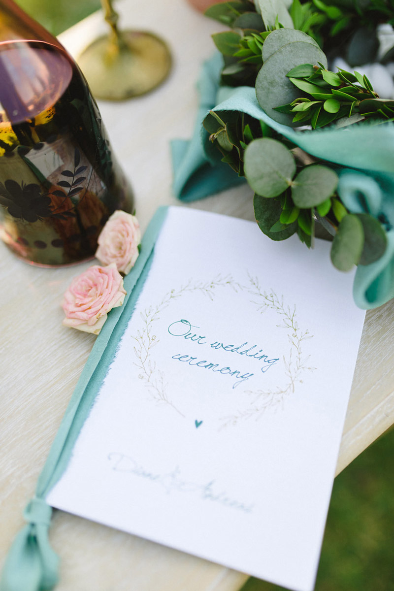 Wedding invitations greece – prosklitiria gamou – prosklisis gamou – ceremony booklets for a destination wedding in greece